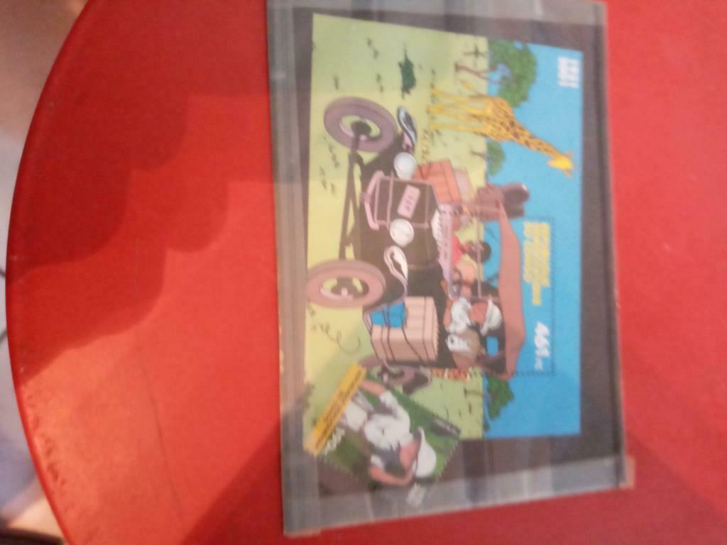 2 timbres TINTIN AUX CONGO,SOUS BLISTER.., Collections, Personnages de BD, Enlèvement ou Envoi, Tintin, Comme neuf
