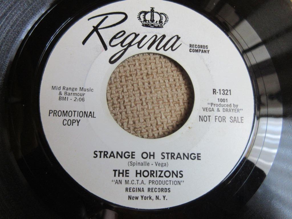 The horizons - Strange oh strange / Hey now baby   Promo, Cd's en Dvd's, Gebruikt, 7 inch, Single, Ophalen of Verzenden