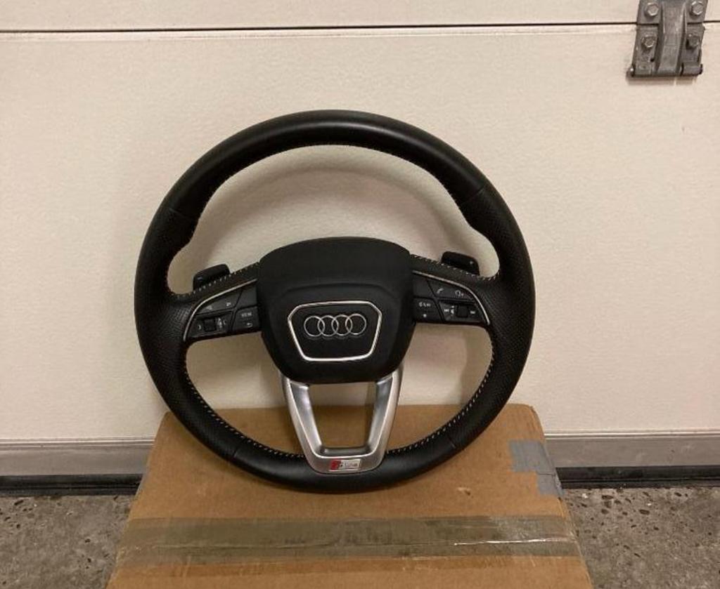 Volant SLINE + airbag Audi Q7 ll châssis 4M0 année 2015-19, Enlèvement ou Envoi, Utilisé, Audi
