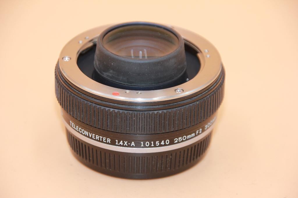 OLYMPUS OM : TELECONVERTER 1.4 X 200/2 - 300/4.5 - 400/6.3, Audio, Tv en Foto, Fotocamera's Analoog, Ophalen of Verzenden, Gebruikt