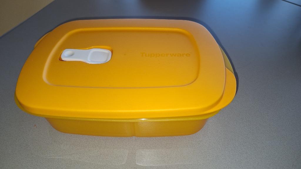Tupperware Crystal wave rechthoekige vakjes doos 1 liter, Ophalen of Verzenden, Nieuw