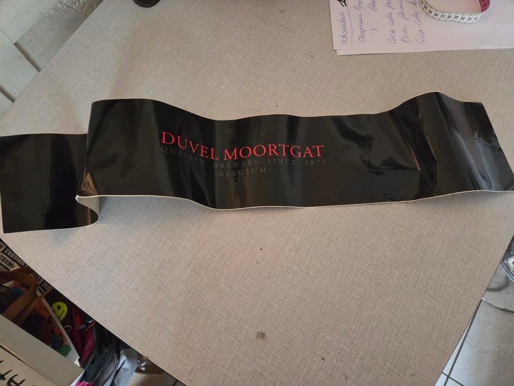 4 x Vintage autosticket Duvel Moortgat, Ophalen of Verzenden