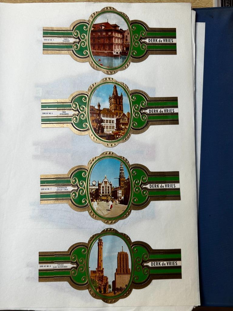Verzameling sigarenbandjes boek 1 deel 5/6, Verzamelen, Rookartikelen, Aanstekers en Luciferdoosjes, Ophalen of Verzenden, Gebruikt