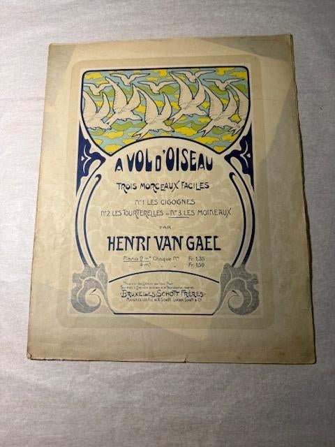 Henri Van Gael – A vol d'oiseau: Les Moineaux, Op. 99, Gebruikt, Klassiek, Ophalen of Verzenden, Artiest of Componist