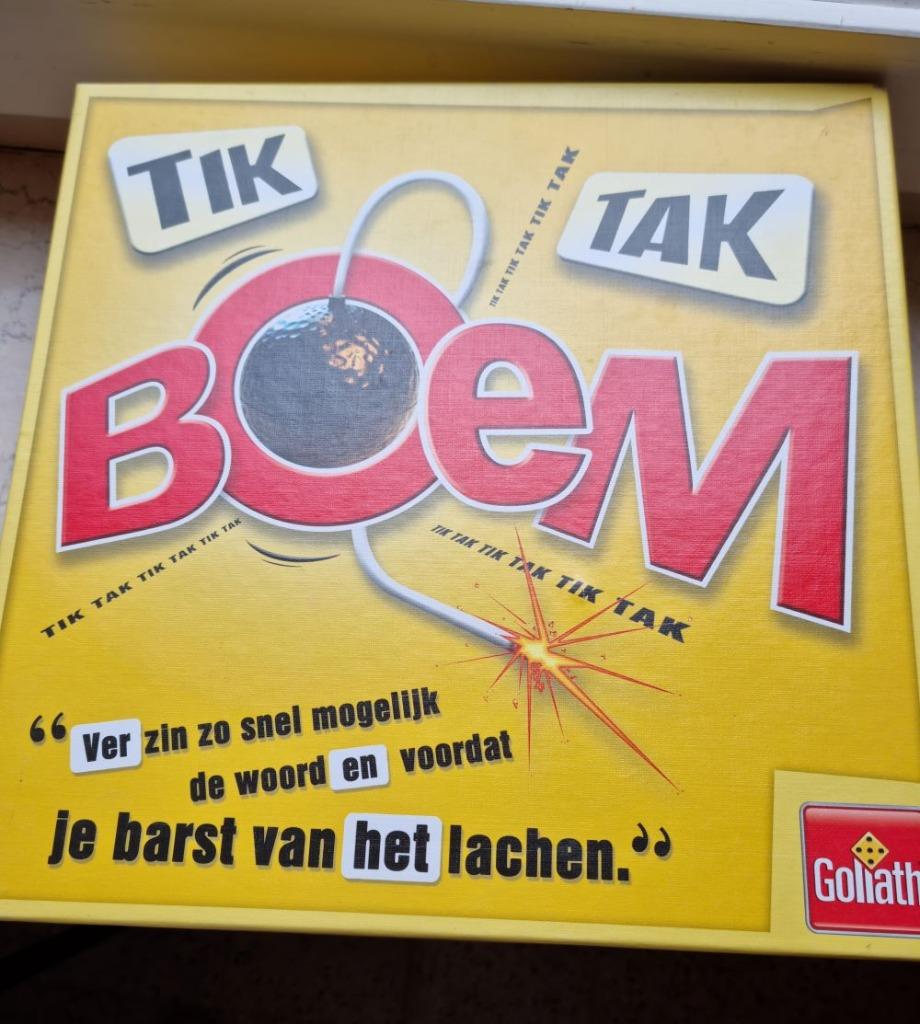 Tik Tak Boem, Vijf spelers of meer, Ophalen, Gebruikt, Goliath