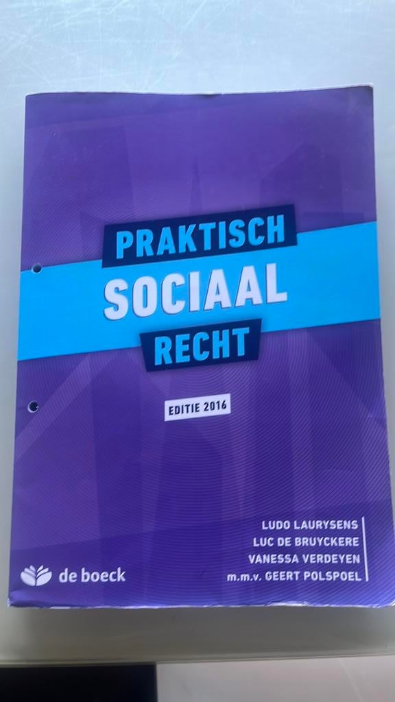 Praktisch sociaal recht, Livres, Informatique & Ordinateur, Enlèvement, Utilisé, Domaine spécialisé ou Industrie