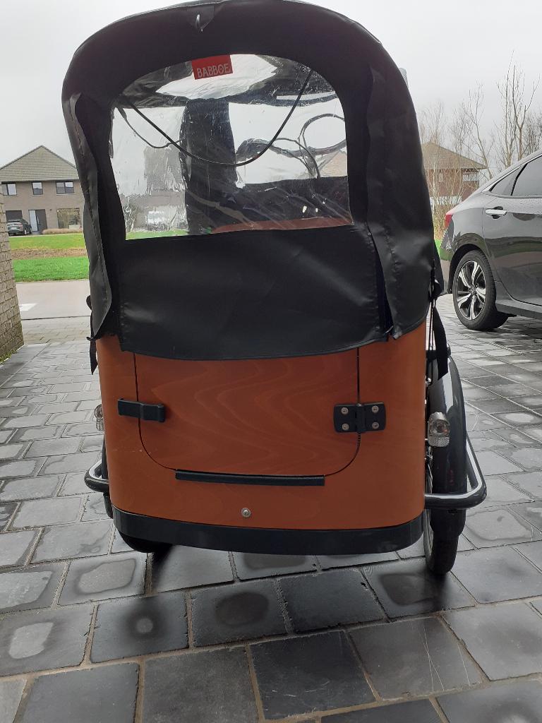 Bakfiets Babboe Go-e mountain, Fietsen en Brommers, Elektrisch, Zo goed als nieuw, 2 kinderen, Ophalen