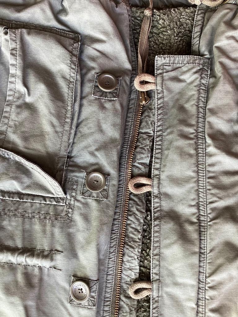 A vendre veste d'hiver chaude pour femme L/XL avec capuche, Taille 42/44 (L), H&M, Comme neuf, Vert
