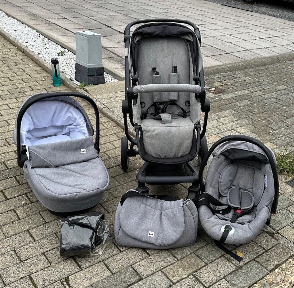Kinderkoets combi maxicosi babymand merk: CAM, Autres marques, Comme neuf, Enlèvement, Poussette combi