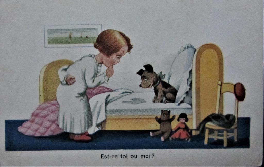 FANTASIE- KAART- KINDEREN, Verzamelen, Ophalen of Verzenden, Gelopen, Kinderen