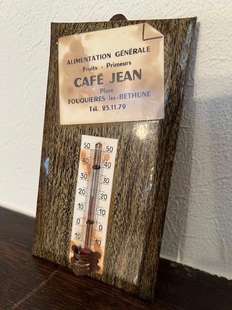 Glacoïde thermometer Café Jean Fouquieres les Bethune, Ophalen