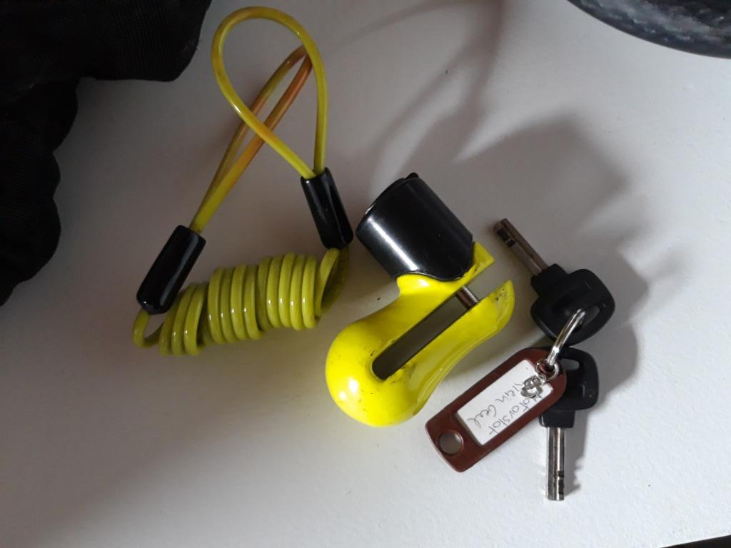 Motorslot Wielschijfslot, Motoren, Accessoires | Sloten, Ophalen