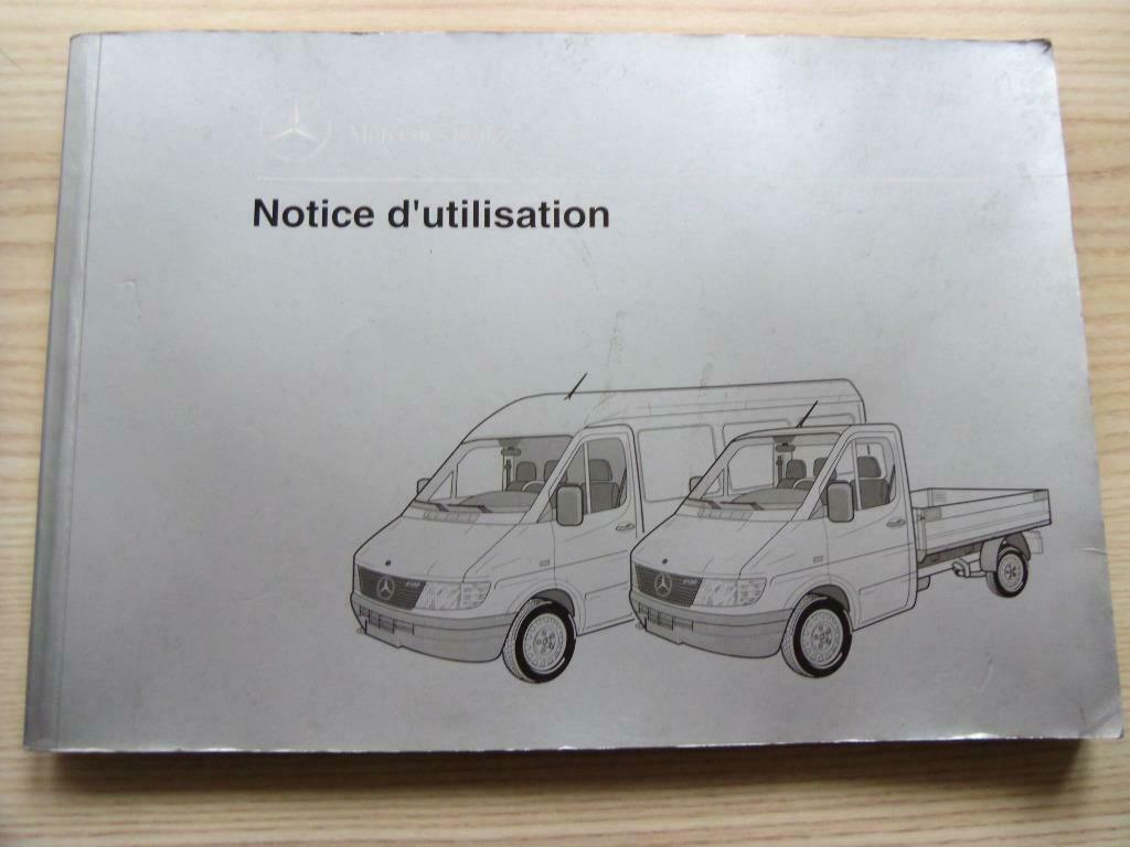 Manuel d'utilisation mercedes 208d à 412D, Enlèvement ou Envoi