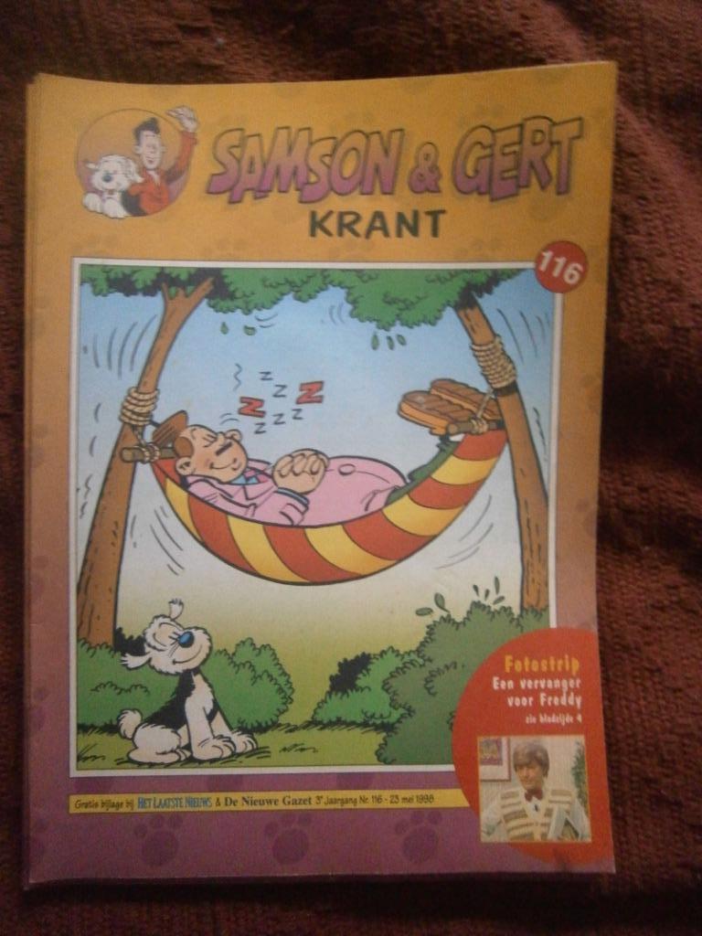 Samson & Gert, Ophalen, Gelezen, Krant