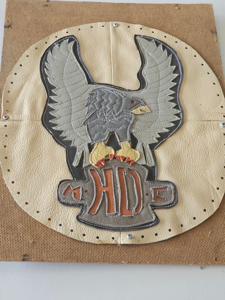 Vintage Harley Davidson Eagle Patch , Motoren, Ophalen of Verzenden