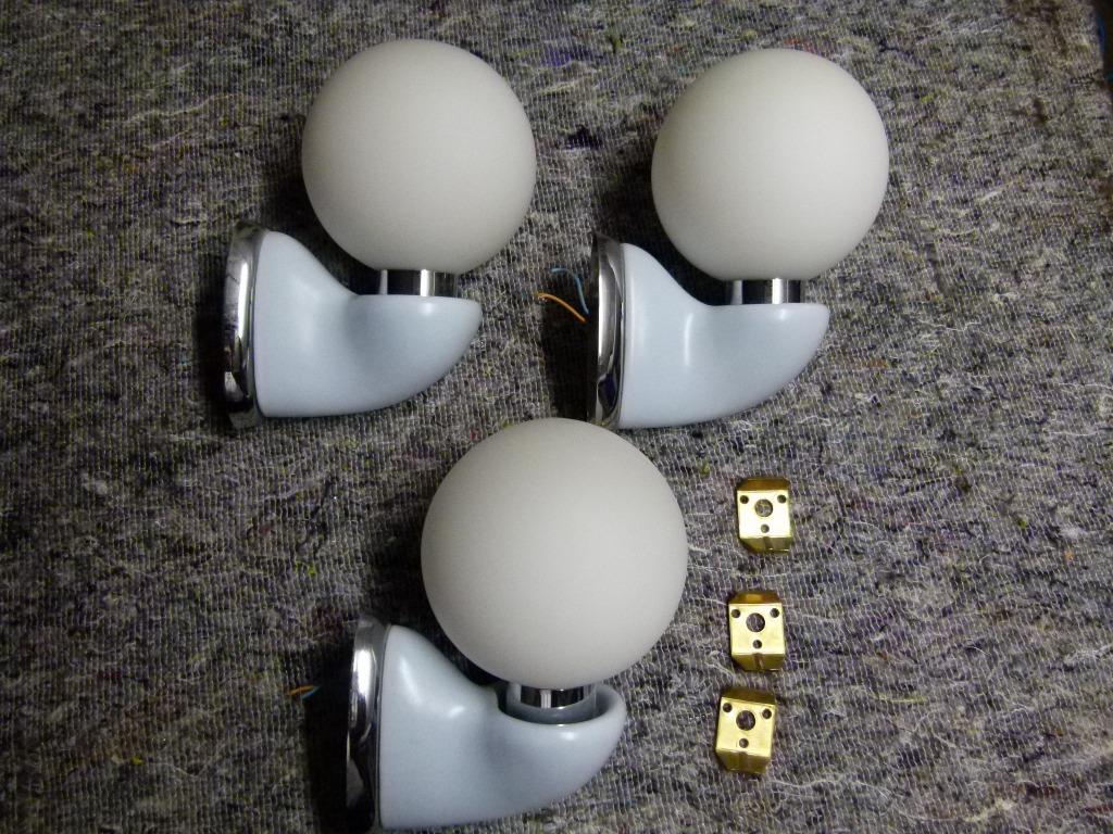 vintage set wandlampen Luigi Colani space age Crocus, Enlèvement, Maison et Meubles