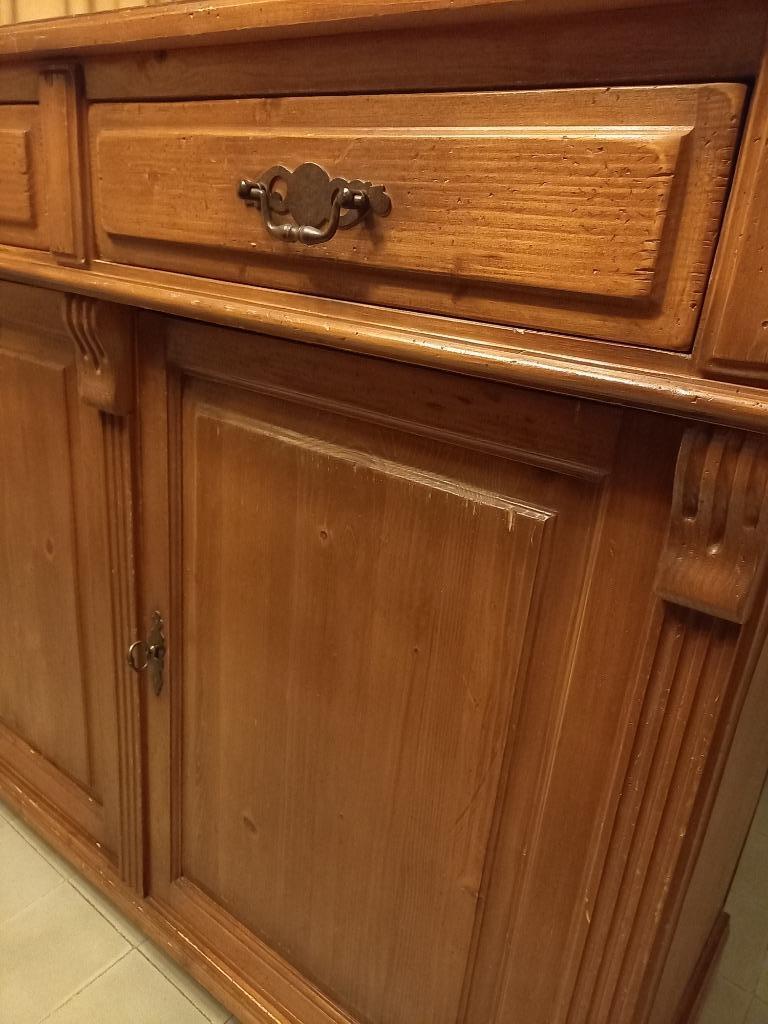 Meuble buffet en pin, Maison & Meubles, Avec tiroir(s), 150 à 200 cm, Enlèvement, Utilisé