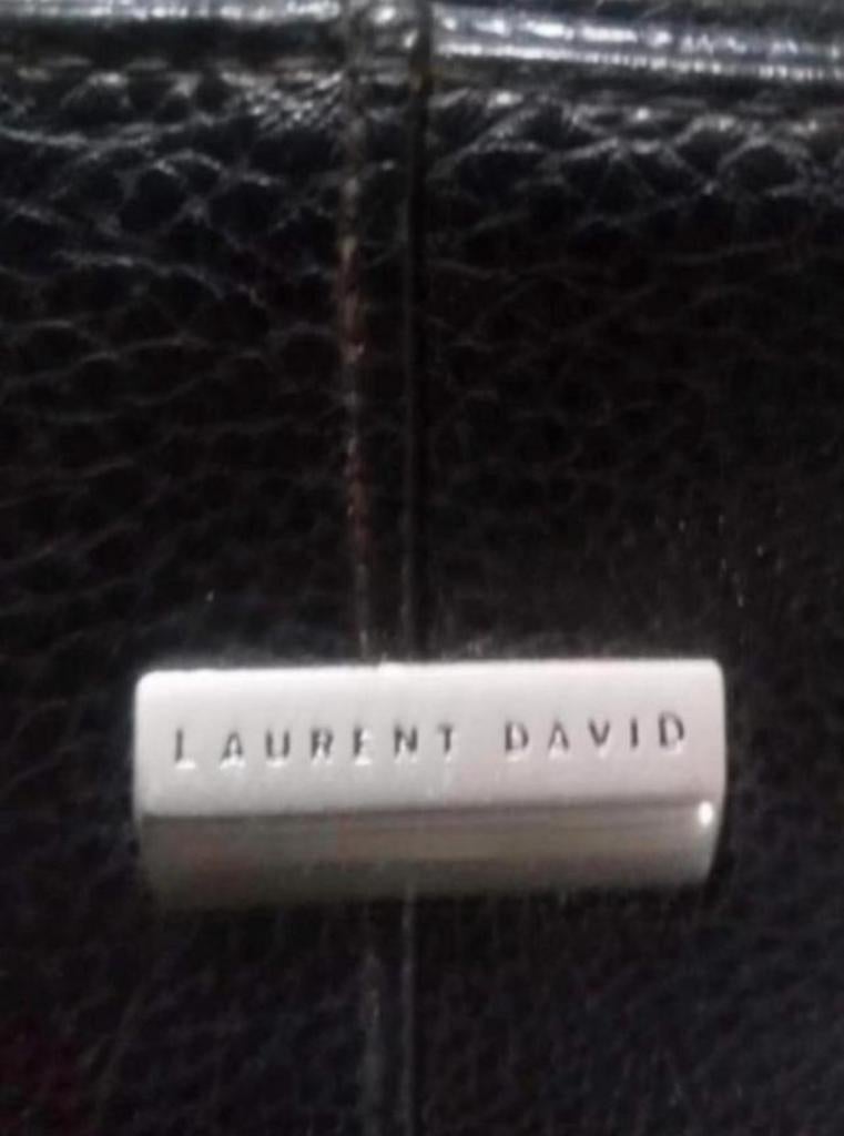 sac à main en cuir 🎀 Laurent David -> 3€, Enlèvement, Utilisé, Noir, Cuir
