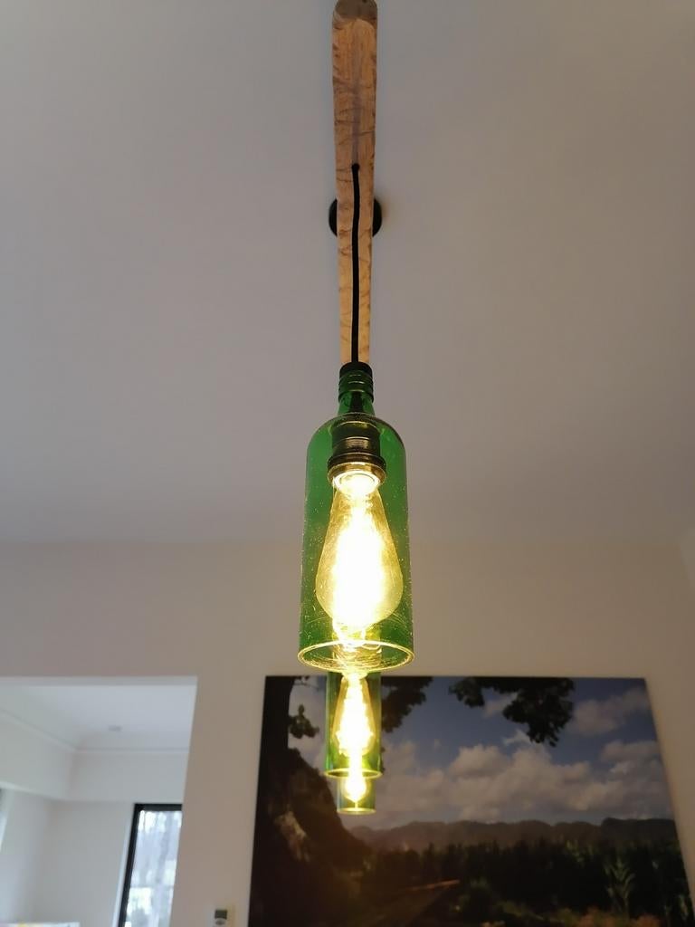 Unieke hanglamp, Huis en Inrichting, Lampen | Hanglampen, Zo goed als nieuw, Ophalen