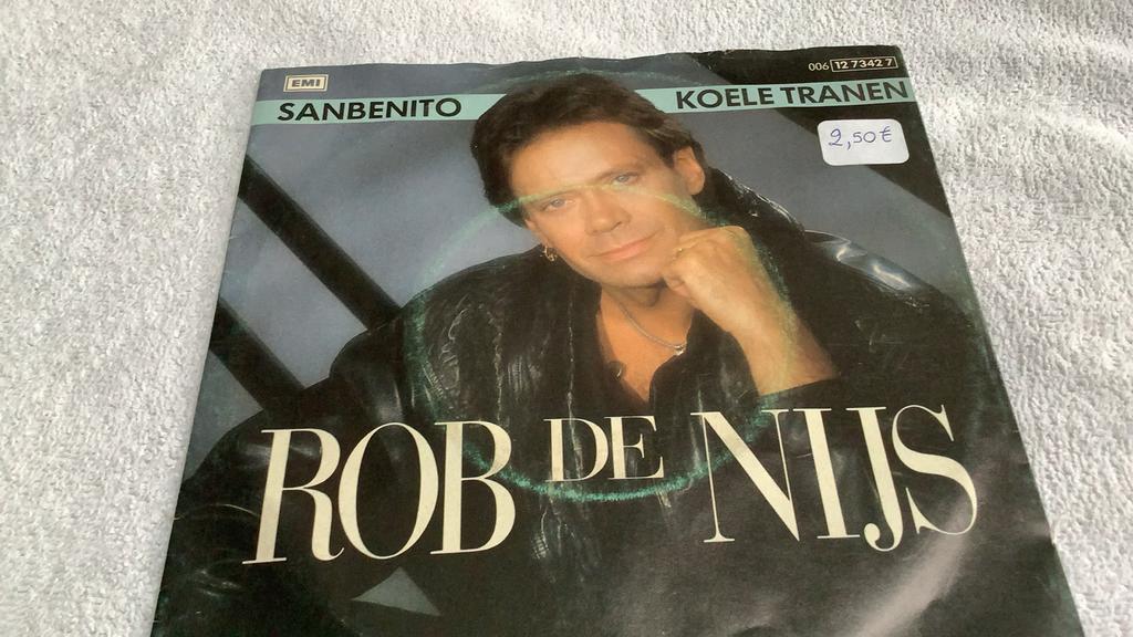 Rob De Nijs. Sanbenito. Koele Tranen., Cd's en Dvd's, Vinyl Singles, Ophalen of Verzenden, Zo goed als nieuw