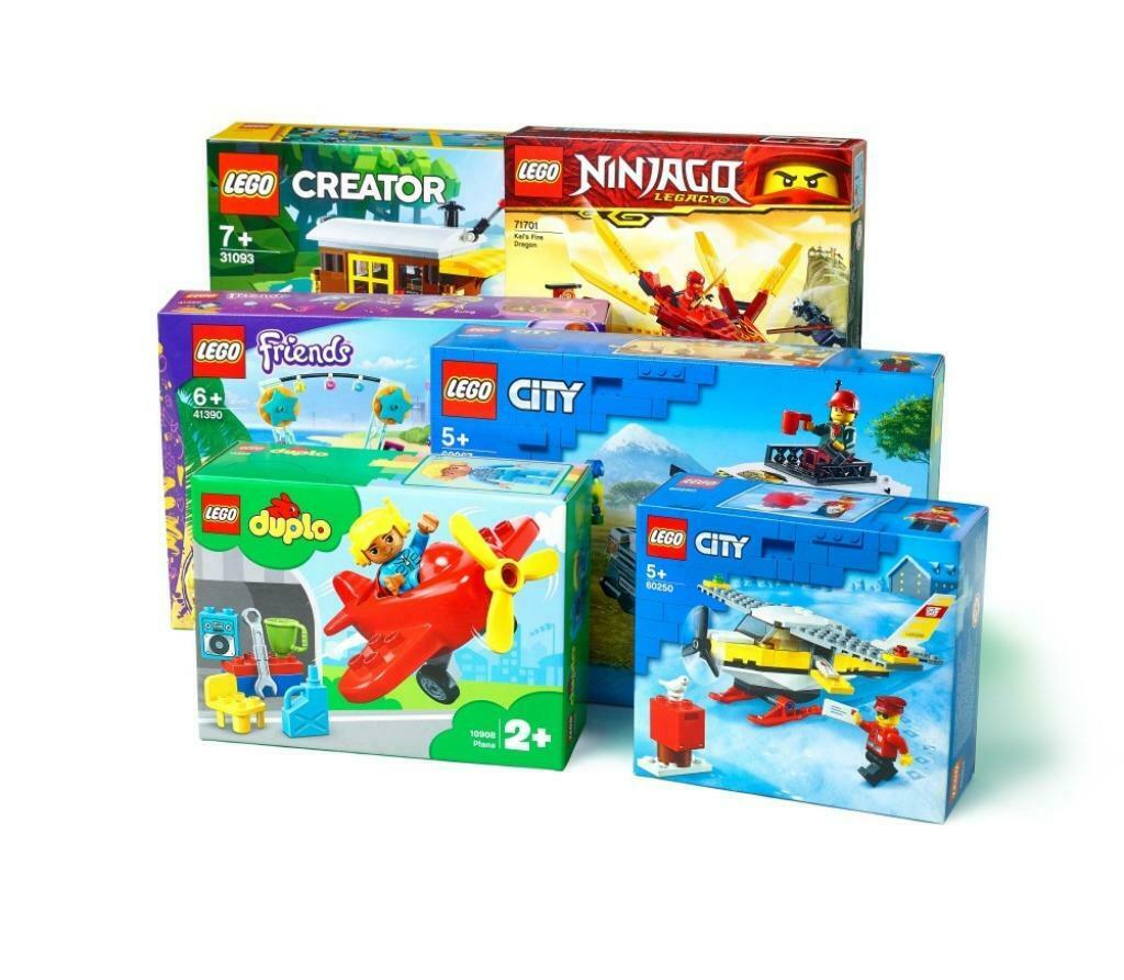 🎁 Lego cartes et timbres. Pub. Delhaize Du 2/9 au 13/10/202, Verzamelen, Plus, Verzenden