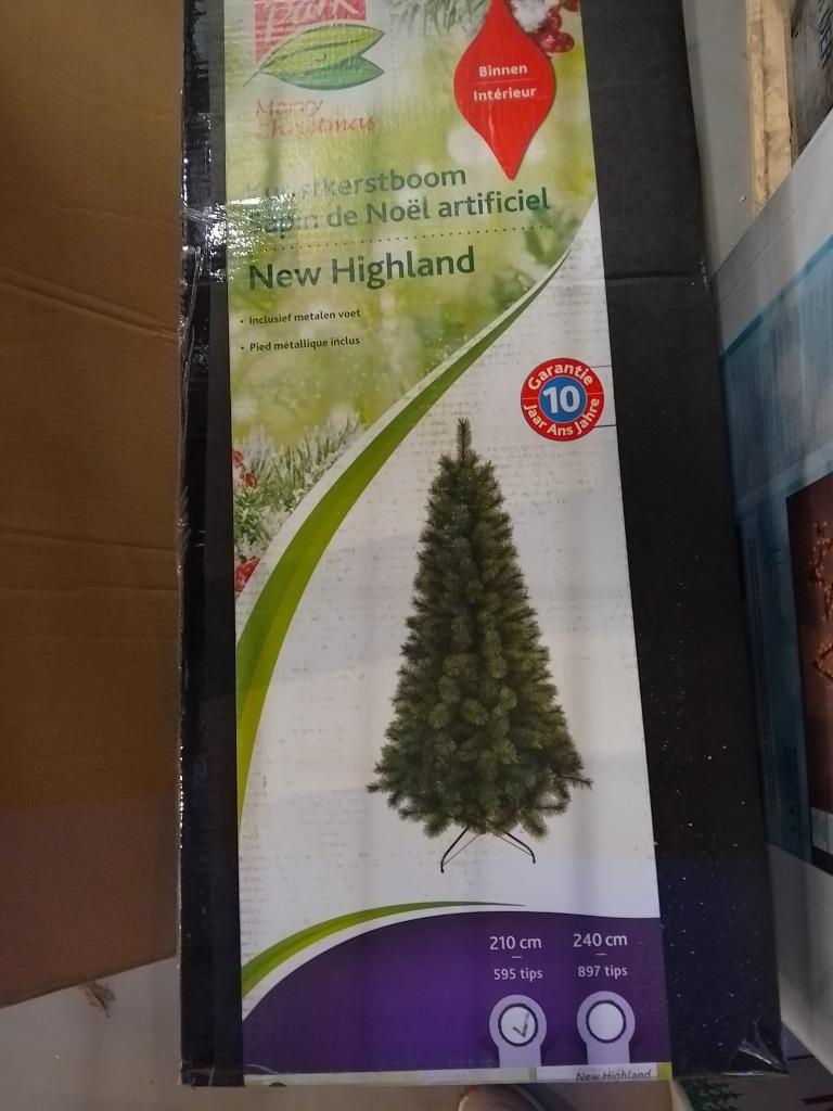 Sapin de Noël artificiel 210 cm état neuf, Ophalen of Verzenden, Zo goed als nieuw
