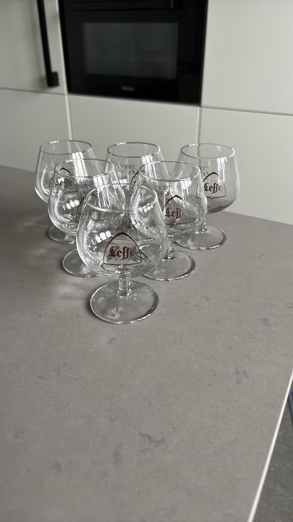 6 verres de dégustation Leffe, Enlèvement ou Envoi, Comme neuf, Leffe
