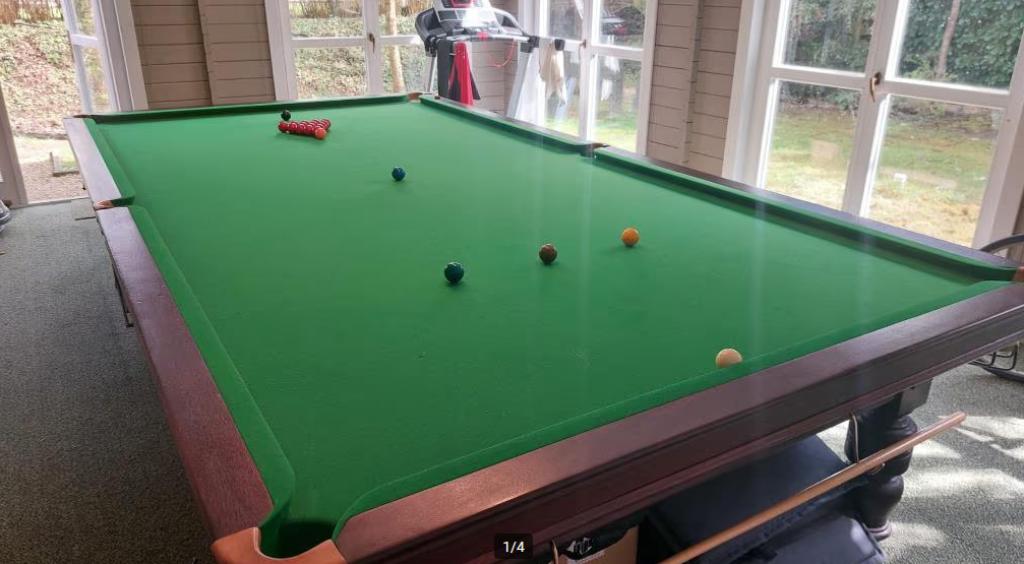 Table de billard 12 pieds BCE Matchroom, Enlèvement, Utilisé, Table de snooker