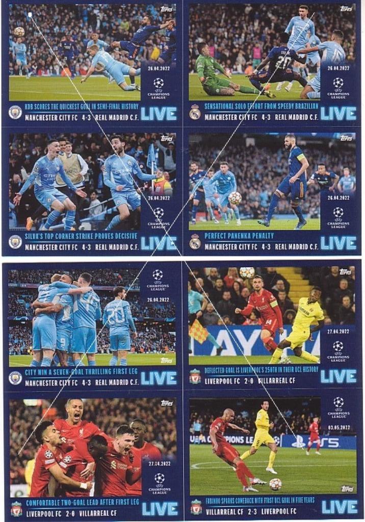 Update TOPPS Champions- League 2021/22 /PACK 5/L81 -L104, Verzenden, Nieuw, Poster, Plaatje of Sticker