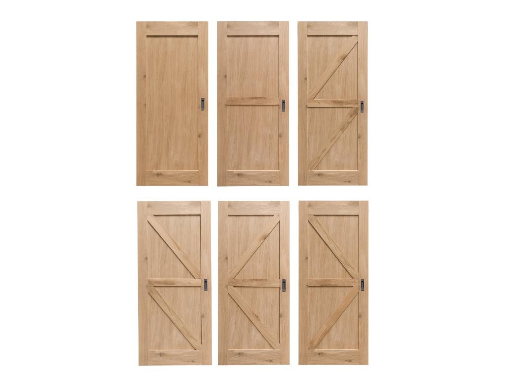 Eiken deur - Binnendeur - Boerderij deur | Bezoek de webshop, Doe-het-zelf en Bouw, Deuren en Vliegenramen, Verzenden, Binnendeur