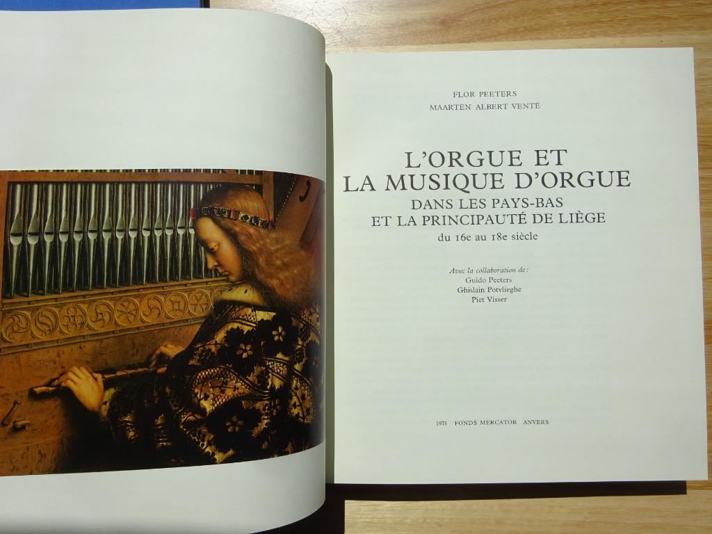L'orgue et la musique d'orgue, Fonds Mercator, 1971 + 2 LP's, Ophalen of Verzenden, Overige onderwerpen, Flor Peeters, Zo goed als nieuw