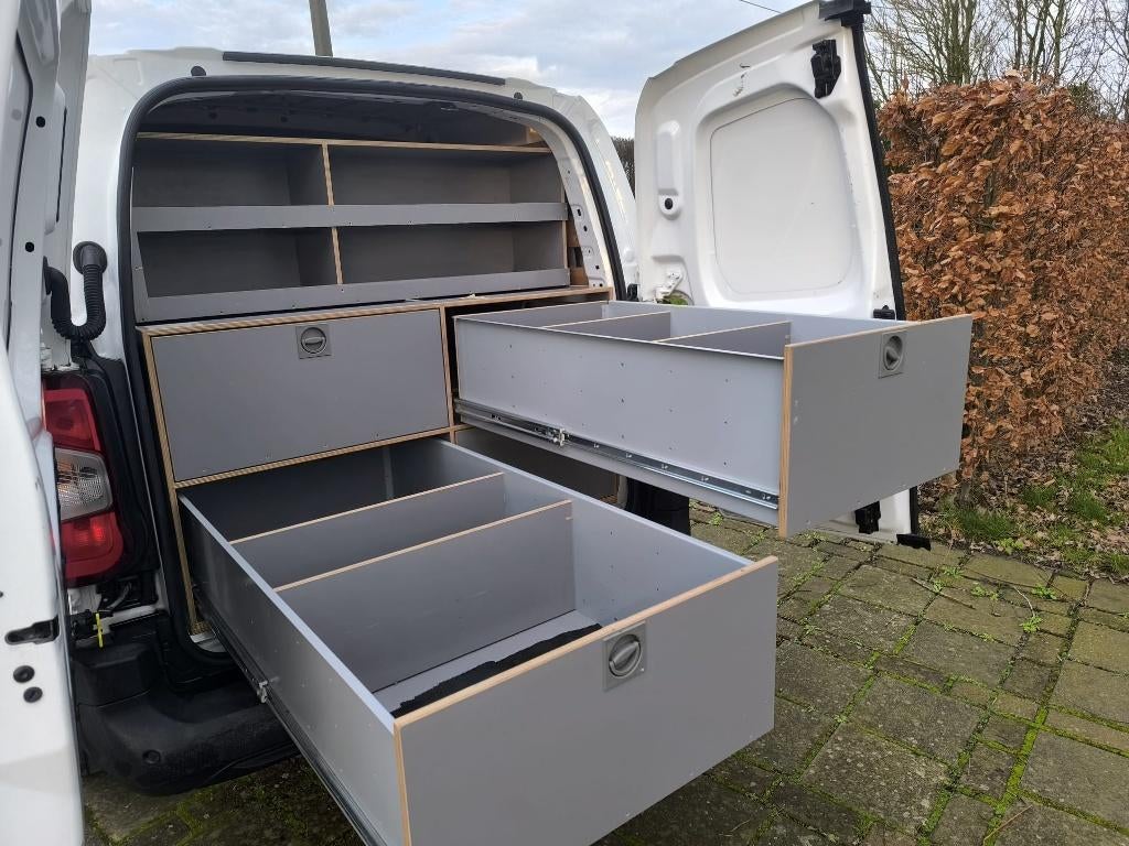 PEUGEOT Partner L2 | 1.5 BlueHDi | ingericht met laden, Auto's, Voorwielaandrijving, Stof, Wit, 5 deurs