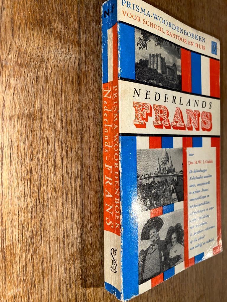 Nederlands Frans Prisma Woordenboeken Gudde H.W.J. 1963 dood, Boeken, Woordenboeken, Gelezen, Prisma of Spectrum, Gudde, Verzenden