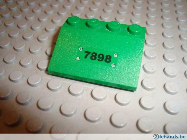 Lego train 7898 brique décorée 3297pb022, Enlèvement ou Envoi, Utilisé, Briques en vrac, Lego