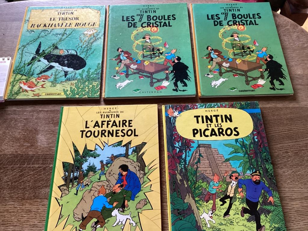 TinTin, Livres, Plusieurs BD, Enlèvement ou Envoi, Comme neuf