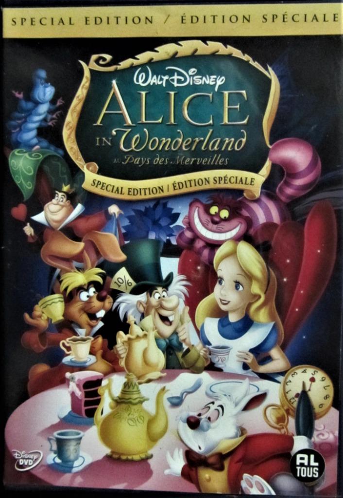 DVD DISNEY- ALICE IN WONDERLAND, Cd's en Dvd's, Europees, Tekenfilm, Alle leeftijden, Ophalen of Verzenden