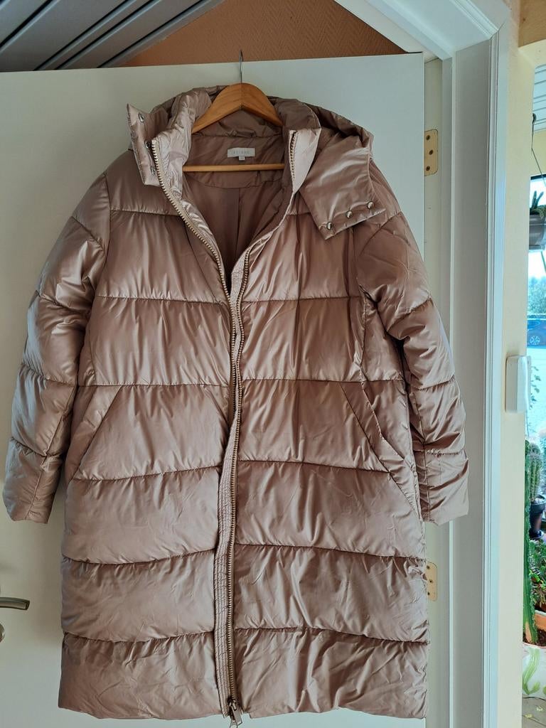 Winterjas, Ophalen, Beige, Nieuw, Maat 42/44 (L)