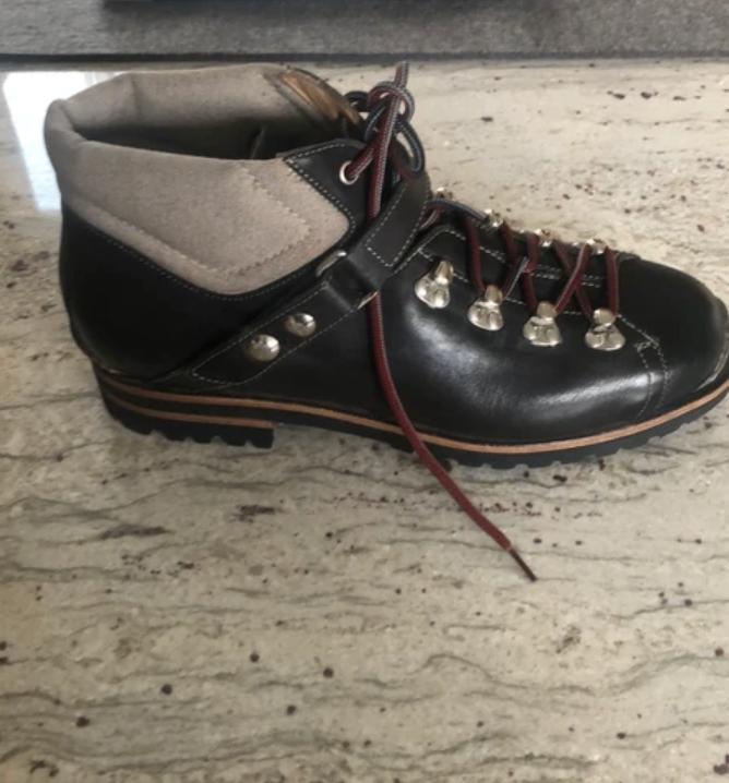 SANTONI Bottines à lacets brunes neuves taille 42 1/2, Vêtements | Hommes, Chaussures, Neuf, Bottes, Enlèvement ou Envoi, Brun