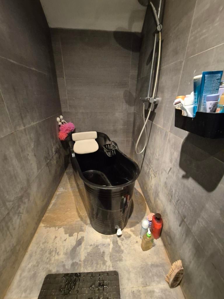 Zitbad voor douche, Enlèvement