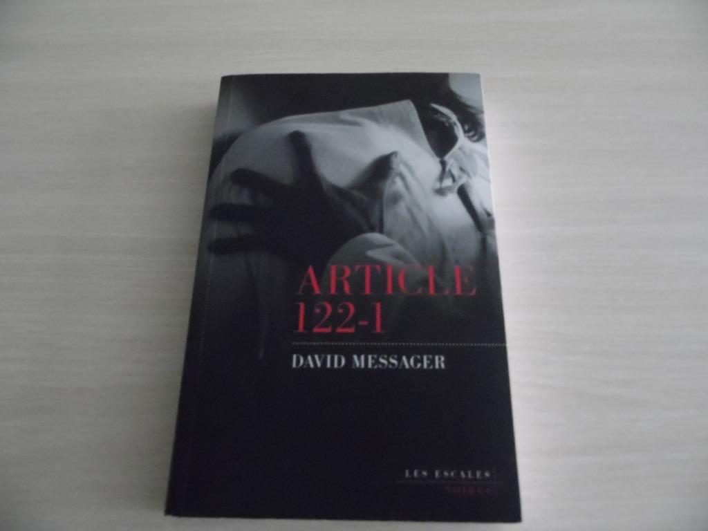 ARTICLE 122-1       DAVID MESSAGER, Livres, Enlèvement ou Envoi, Comme neuf, David Messager