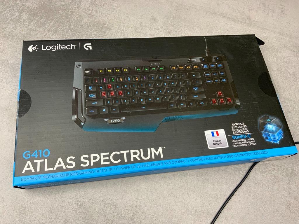 Logitech G410 -Mechanisch RGB gaming keyboard AZERTY, Gebruikt, Logitech G, Azerty, Ophalen of Verzenden