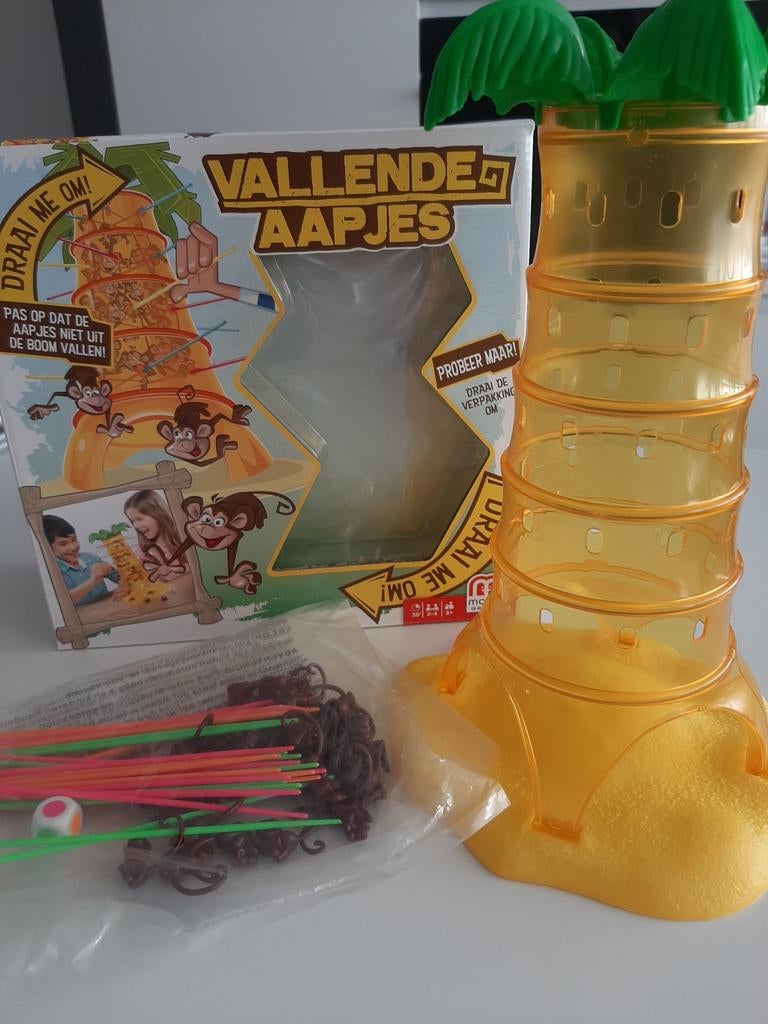 Gezelschapsspel Vallende Aapjes, Hobby en Vrije tijd, Ophalen of Verzenden