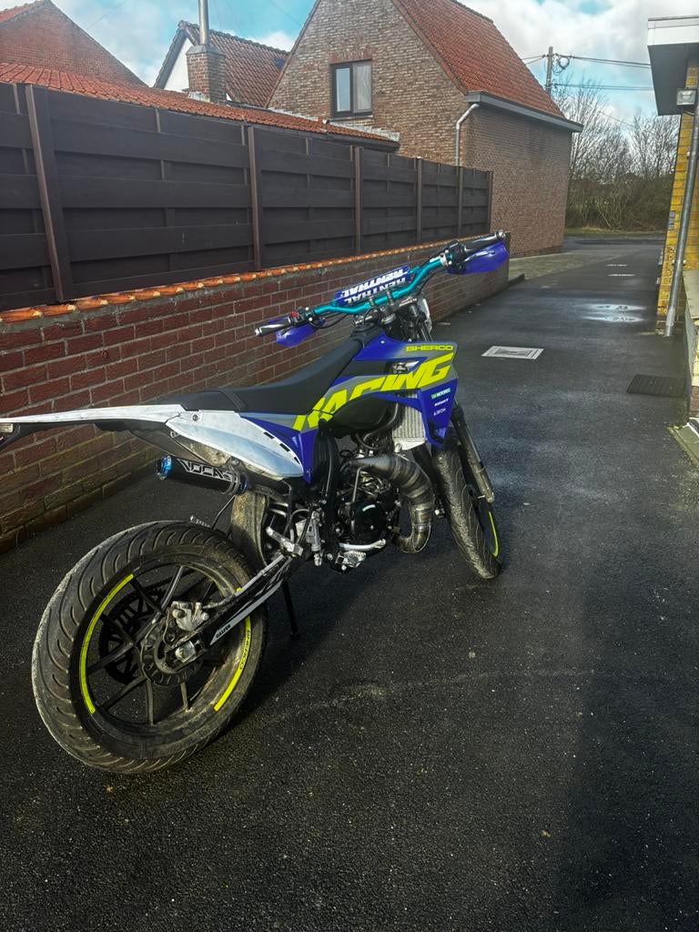 Sherco sm r 70 cc, Ophalen, Zo goed als nieuw