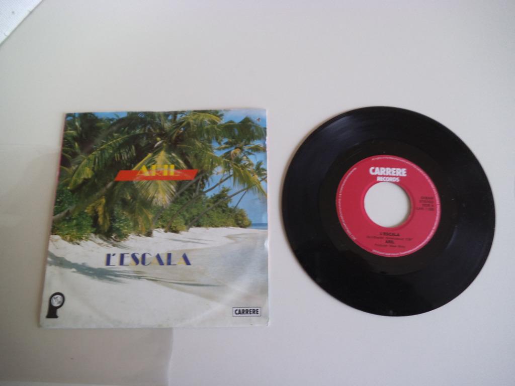 7" Aril L'escala, Cd's en Dvd's, Vinyl Singles, Gebruikt, Single, 7 inch, Ophalen of Verzenden