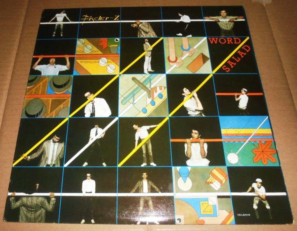 FISCHER-Z - WORLD SALAD - LP - 1979 - CANADA -, CD & DVD, Vinyles | Rock, Utilisé, Alternatif, 12 pouces, Enlèvement ou Envoi