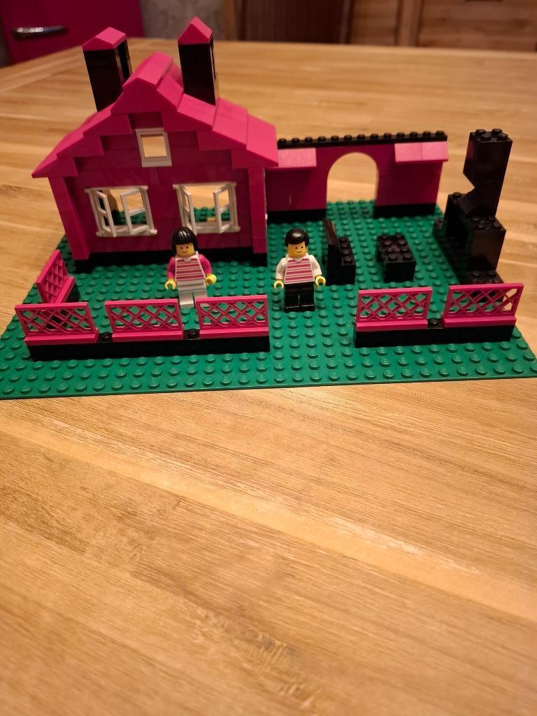 LEGO LEGOLAND IDEE BOEK 6000 + HUISJE + GARAGE + WAGEN, Gebruikt, Lego, Ophalen of Verzenden, LEGOLAND