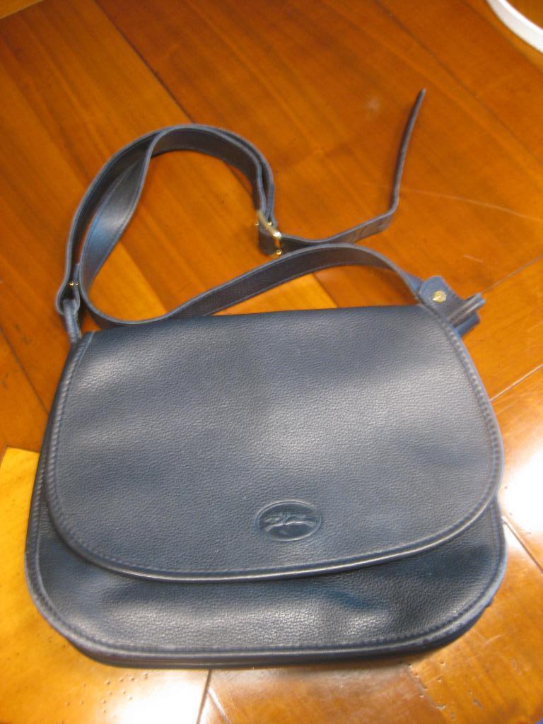 sac en cuir Longchamps, Bijoux, Sacs & Beauté, Sacs | Sacs Femme, Enlèvement ou Envoi, Comme neuf, Bleu, Sac à main