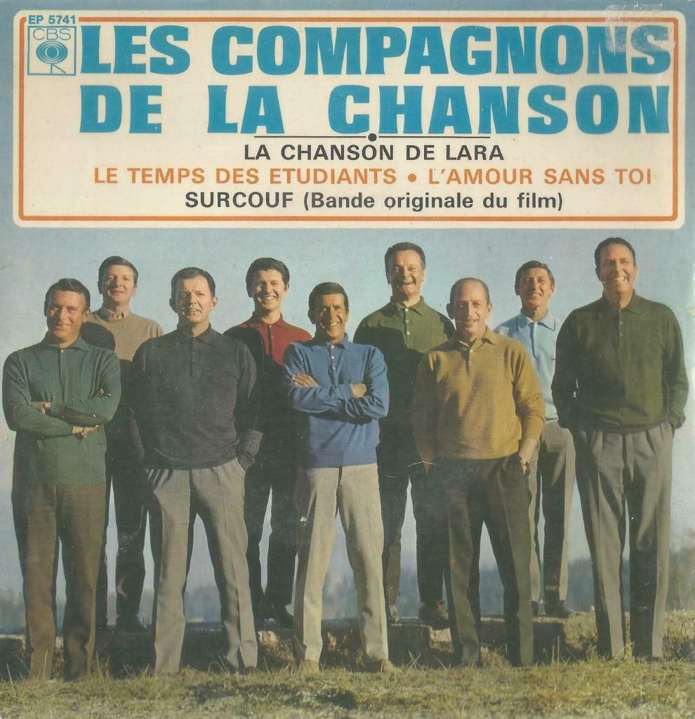 Les compagnons de la chanson – La chanson de Lara / Surcouf, Ophalen of Verzenden, Gebruikt, Pop