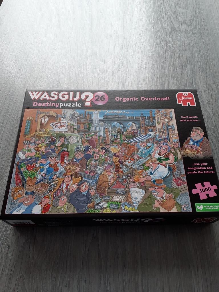 Wasgij puzzel 1000 stukjes organic overload, Ophalen of Verzenden, Zo goed als nieuw