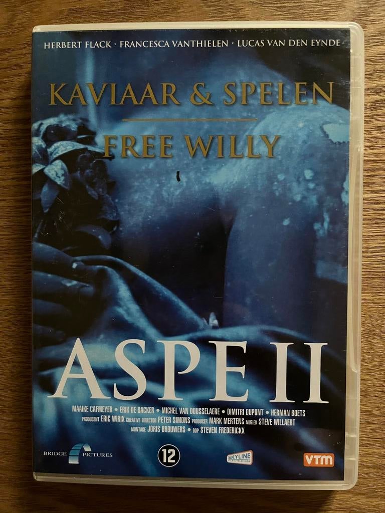 DVD Aspe II: Kaviaar & Spelen - Free Willy, Vanaf 12 jaar, Ophalen of Verzenden, Zo goed als nieuw, Actie en Avontuur